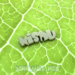 nishu in Gold Leaf style - 3D name wallpaper