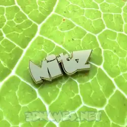 nitz in Gold Leaf style - 3D name wallpaper