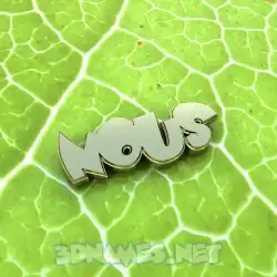 nous in Gold Leaf style - 3D name wallpaper