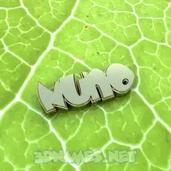 nuno in Gold Leaf style - 3D name wallpaper