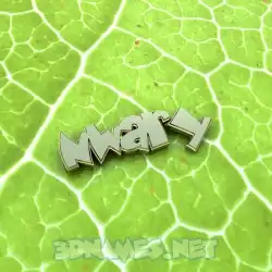 nwary in Gold Leaf style - 3D name wallpaper