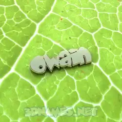 owain in Gold Leaf style - 3D name wallpaper