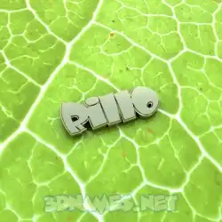 rillo in Gold Leaf style - 3D name wallpaper