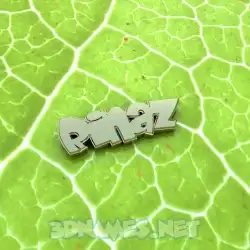 rinaz in Gold Leaf style - 3D name wallpaper