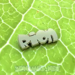 rion in Gold Leaf style - 3D name wallpaper