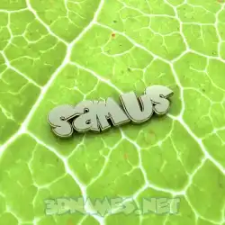 samus in Gold Leaf style - 3D name wallpaper