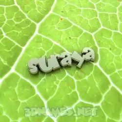 suraya in Gold Leaf style - 3D name wallpaper