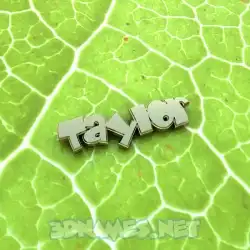 taylor in Gold Leaf style - 3D name wallpaper