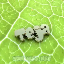 teja in Gold Leaf style - 3D name wallpaper