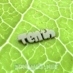 tenth in Gold Leaf style - 3D name wallpaper