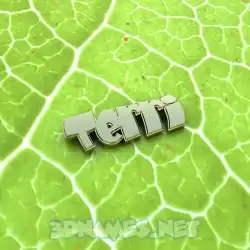 terri in Gold Leaf style - 3D name wallpaper