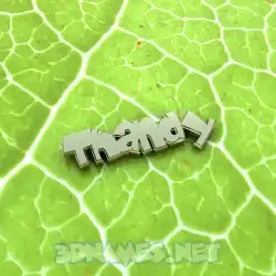 thandy in Gold Leaf style - 3D name wallpaper