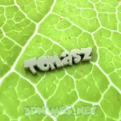 tomasz in Gold Leaf style - 3D name wallpaper