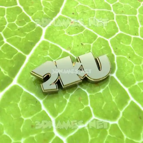 2ku in Gold Leaf style - 3D name wallpaper 2ku in Gold Leaf style - 3D name wallpaper