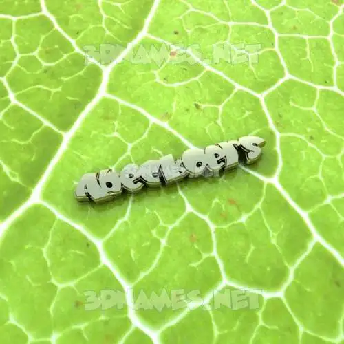 abeckoers in Gold Leaf style - 3D name wallpaper
