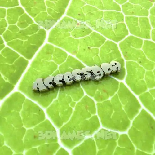 accessgoa in Gold Leaf style - 3D name wallpaper