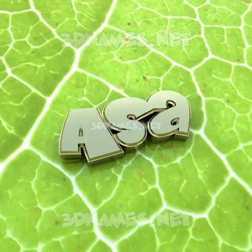 asa in Gold Leaf style - 3D name wallpaper asa in Gold Leaf style - 3D name wallpaper
