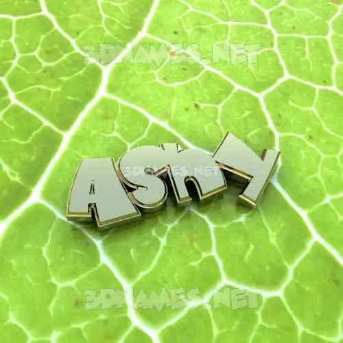ashy in Gold Leaf style - 3D name wallpaper ashy in Gold Leaf style - 3D name wallpaper