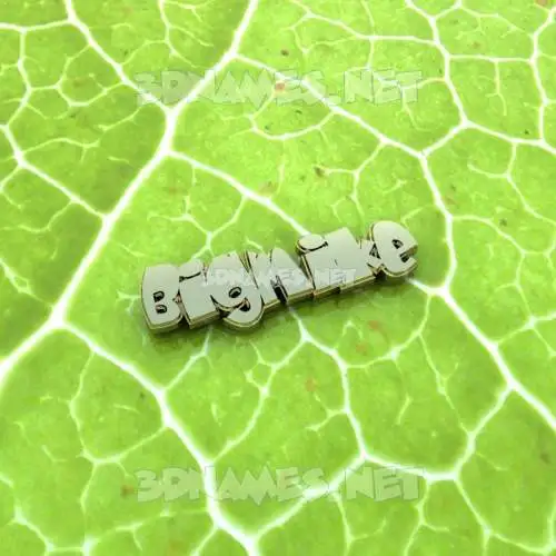 bigmike in Gold Leaf style - 3D name wallpaper