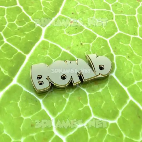 bomb in Gold Leaf style - 3D name wallpaper bomb in Gold Leaf style - 3D name wallpaper