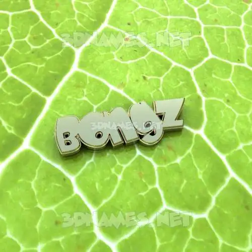 bongz in Gold Leaf style - 3D name wallpaper