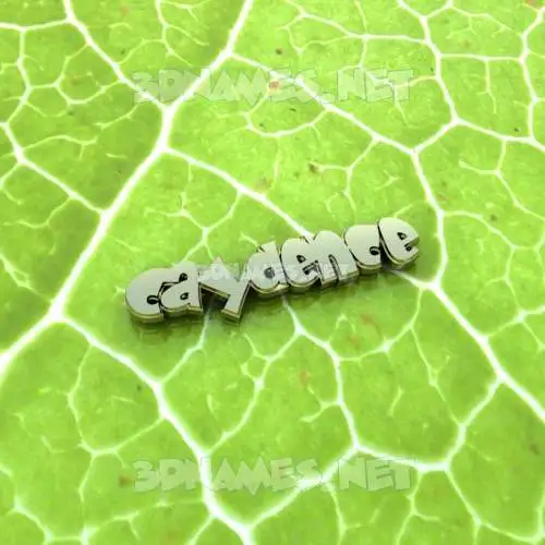 caydence in Gold Leaf style - 3D name wallpaper