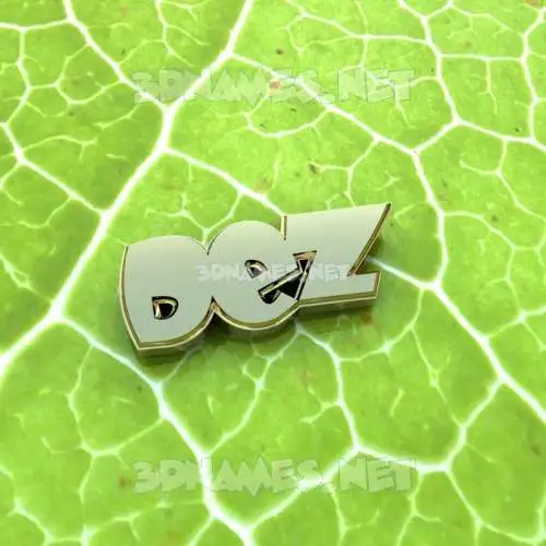 dez in Gold Leaf style - 3D name wallpaper dez in Gold Leaf style - 3D name wallpaper