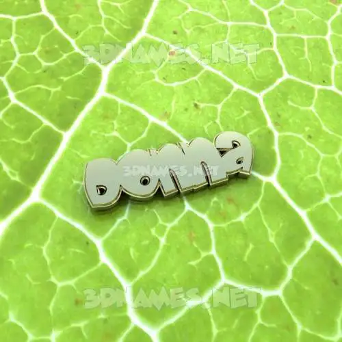 donna in Gold Leaf style - 3D name wallpaper donna in Gold Leaf style - 3D name wallpaper