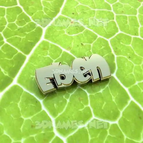 eben in Gold Leaf style - 3D name wallpaper eben in Gold Leaf style - 3D name wallpaper