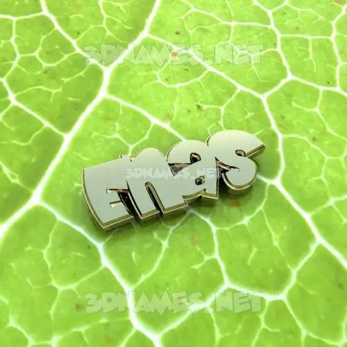 enas in Gold Leaf style - 3D name wallpaper