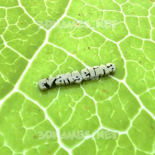 evangelina in Gold Leaf style - 3D name wallpaper