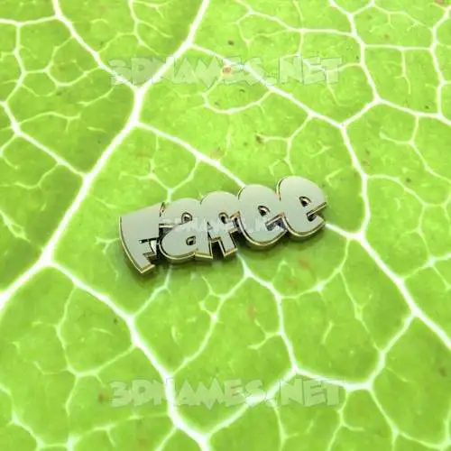 fafee in Gold Leaf style - 3D name wallpaper