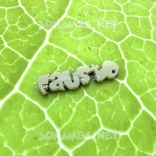 fausto in Gold Leaf style - 3D name wallpaper fausto in Gold Leaf style - 3D name wallpaper