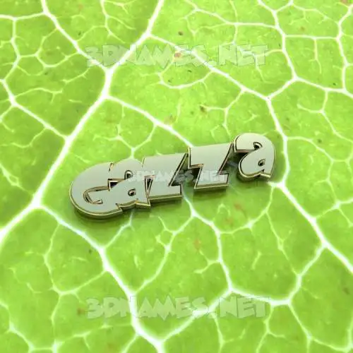 gazza in Gold Leaf style - 3D name wallpaper gazza in Gold Leaf style - 3D name wallpaper
