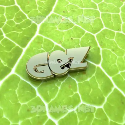 gez in Gold Leaf style - 3D name wallpaper gez in Gold Leaf style - 3D name wallpaper