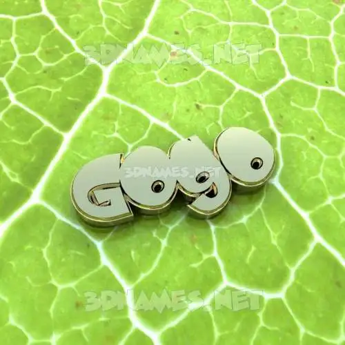 gogo in Gold Leaf style - 3D name wallpaper gogo in Gold Leaf style - 3D name wallpaper