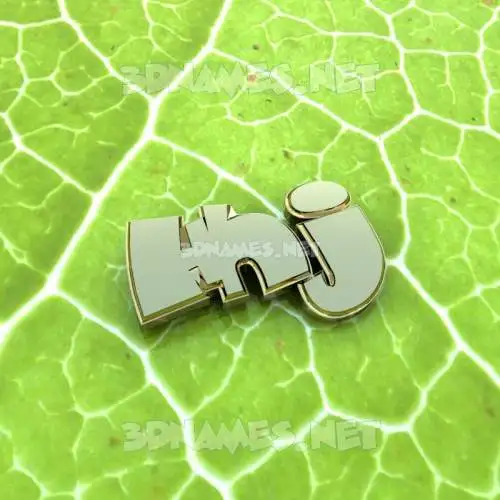 hhj in Gold Leaf style - 3D name wallpaper hhj in Gold Leaf style - 3D name wallpaper