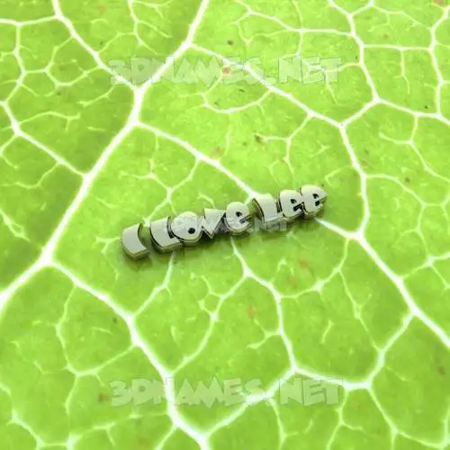 i love lee in Gold Leaf style - 3D name wallpaper
