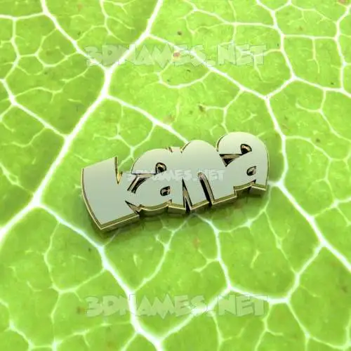 kana in Gold Leaf style - 3D name wallpaper kana in Gold Leaf style - 3D name wallpaper