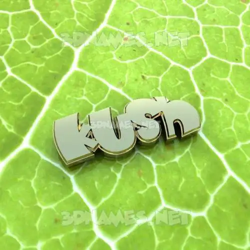 kush in Gold Leaf style - 3D name wallpaper kush in Gold Leaf style - 3D name wallpaper