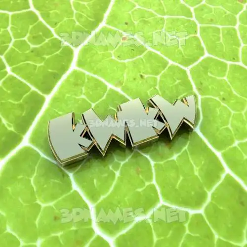 kwkw in Gold Leaf style - 3D name wallpaper kwkw in Gold Leaf style - 3D name wallpaper