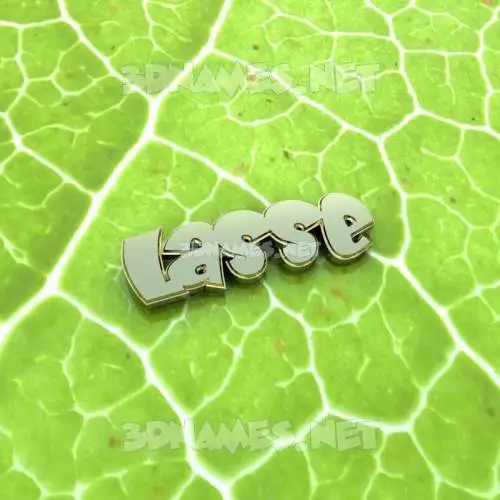 lasse in Gold Leaf style - 3D name wallpaper lasse in Gold Leaf style - 3D name wallpaper