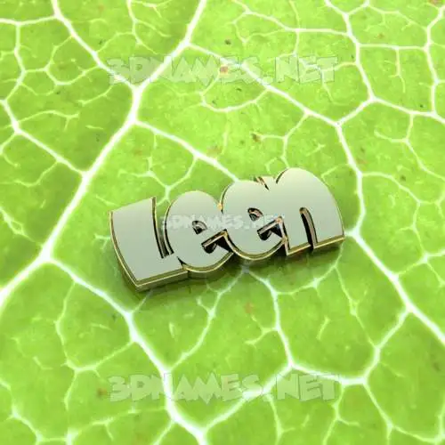 leen in Gold Leaf style - 3D name wallpaper leen in Gold Leaf style - 3D name wallpaper