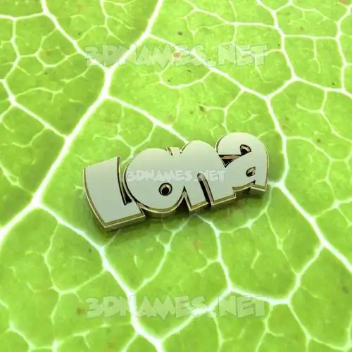 lona in Gold Leaf style - 3D name wallpaper lona in Gold Leaf style - 3D name wallpaper