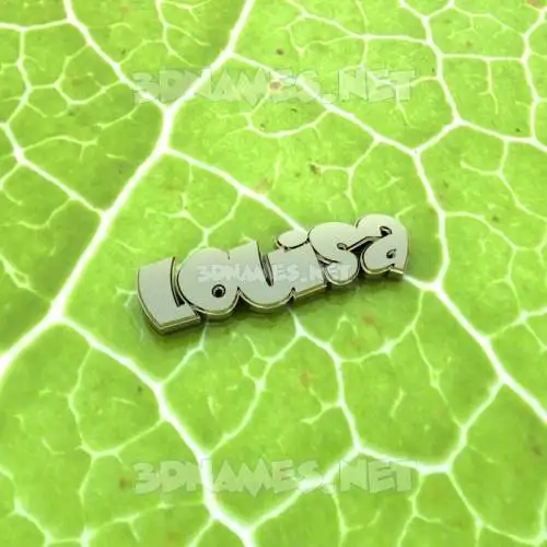 louisa in Gold Leaf style - 3D name wallpaper louisa in Gold Leaf style - 3D name wallpaper