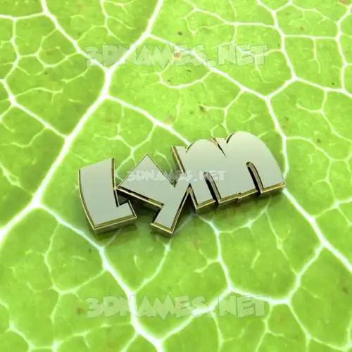 lynn in Gold Leaf style - 3D name wallpaper lynn in Gold Leaf style - 3D name wallpaper