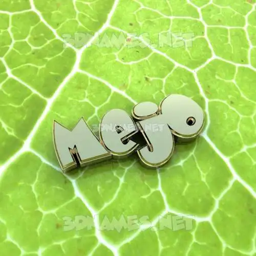 mejo in Gold Leaf style - 3D name wallpaper mejo in Gold Leaf style - 3D name wallpaper