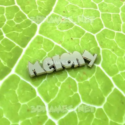 melony in Gold Leaf style - 3D name wallpaper melony in Gold Leaf style - 3D name wallpaper