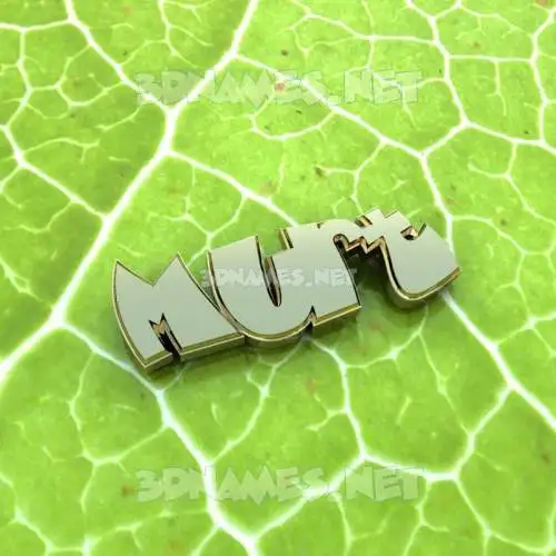 murt in Gold Leaf style - 3D name wallpaper murt in Gold Leaf style - 3D name wallpaper