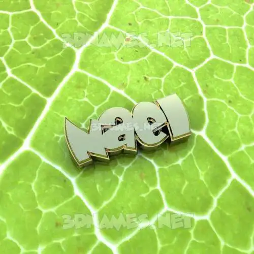 nael in Gold Leaf style - 3D name wallpaper nael in Gold Leaf style - 3D name wallpaper